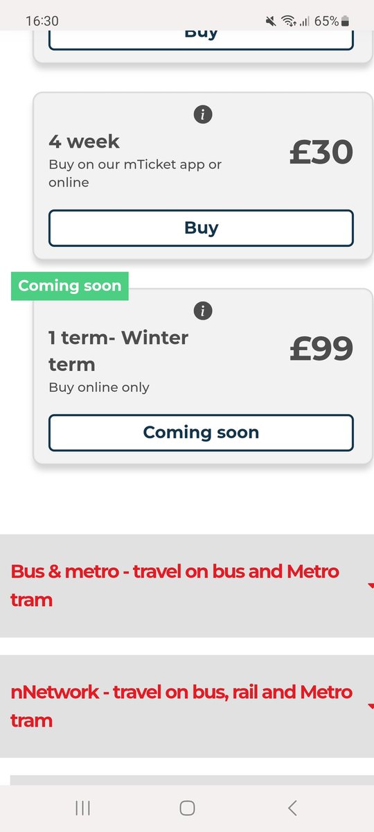 VickyRudge2's tweet photo. @nxwestmidlands Thanks for your reply. I'm looking to buy for the new school term that starts in September. Your website calls it the Winter term. https://t.co/MsECZlQ7Sn