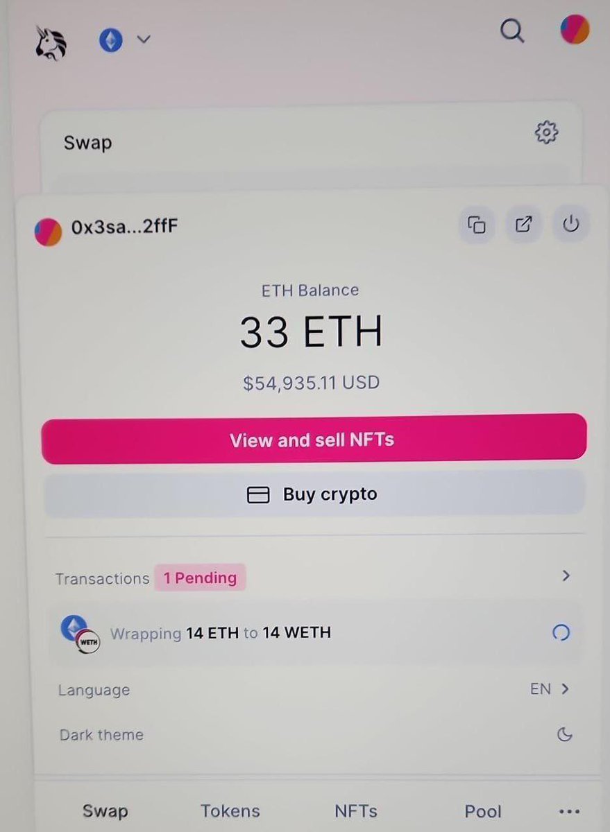 crypto_expert39's tweet photo. A lucky person will win $15,000 in $ETH

To enter:
Follow me
RT🔁 and like❤️

Drop your wallet address!🍀 https://t.co/qhpxpHXNMV