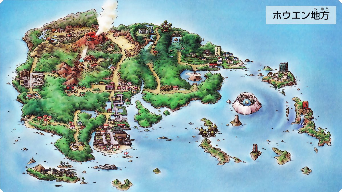 Pokeli's tweet photo. Happy 20th anniversary Pokémon Ruby and Pokémon Sapphire.🟥🌋🟦🌊 https://t.co/SyaDFQsQyy