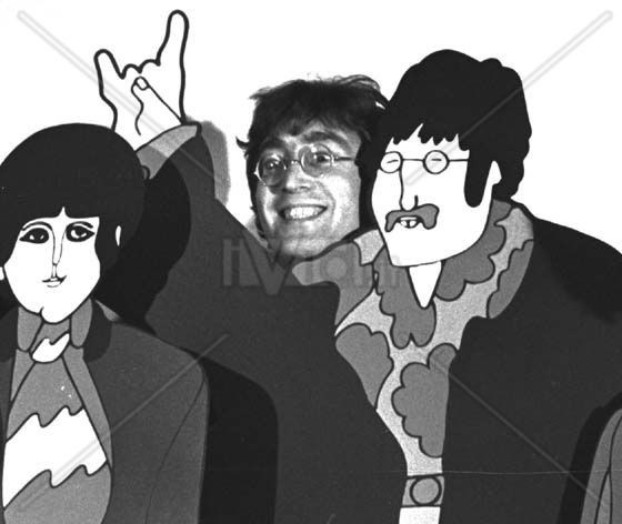 ceofjohnlennon's tweet image. are you happy like john lennon with his own cardboard?