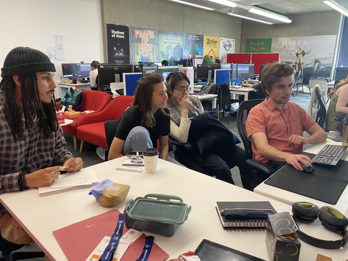 Game Jam July is a go! @NFTS_Games 1st year students have been split into 2 teams with just 4 days to create a multiplayer party game.
It's day one with each team collaborating together on game development ideas. Watch this space to see their progress through the week! https://t.co/LwtGZGtPRF