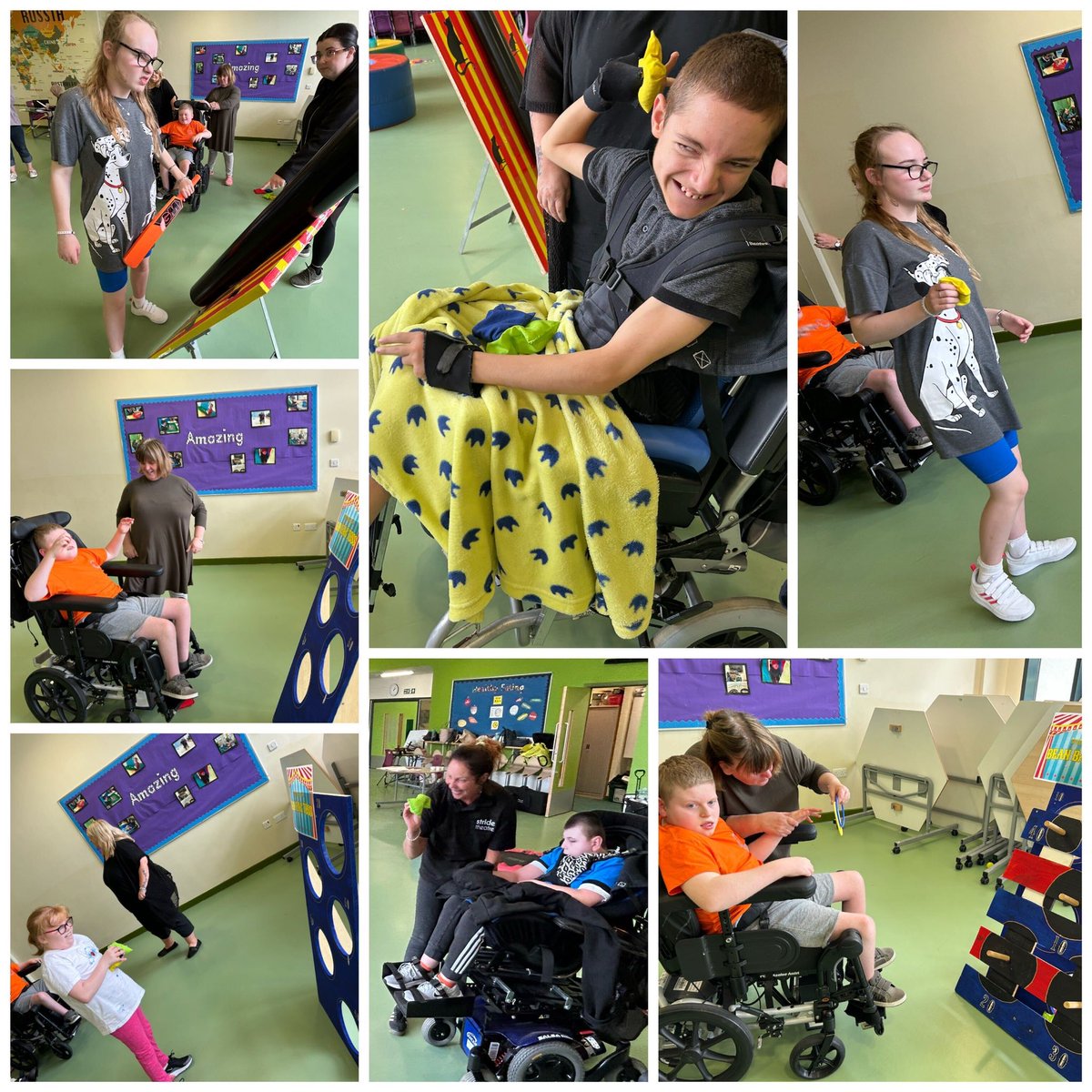 stridetheatre's tweet photo. Barnsley play-scheme created their very own sports day! We had egg &amp; spoon races, bean bag/hoop toss and find the egg in the duck pond 🥚 🦆 #TEAMSTRIDE 🎭 https://t.co/qIU3AaVblB