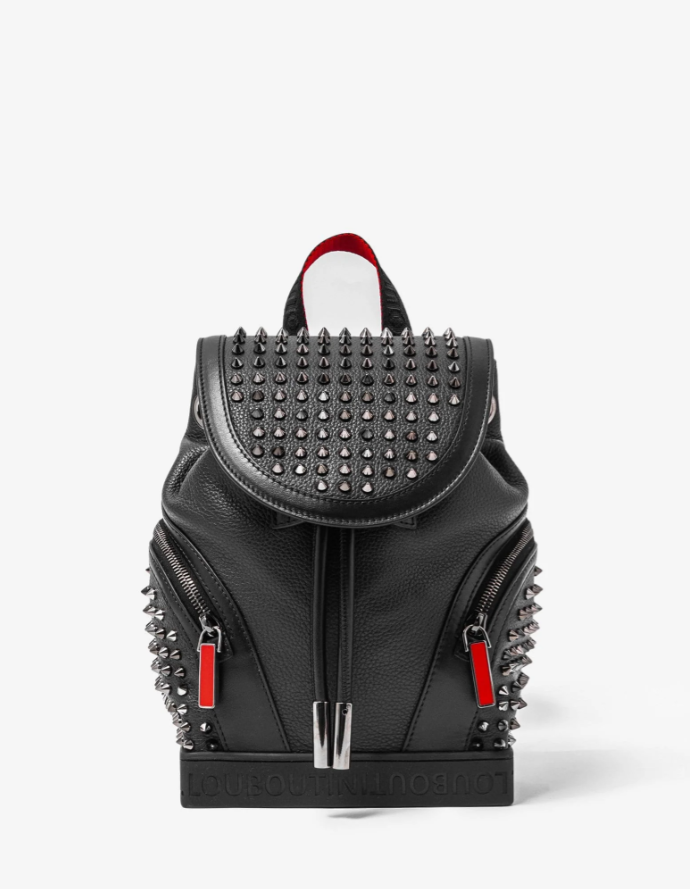 zoofashion24's tweet image. "Embrace your edgy side with this sleek and stylish Small Black Leather Spikes Backpack! 👌🎒 Perfect for those who want to stand out in the crowd and carry their essentials with fierce fashion-forward flair. 🔥 #BackpackGoals #EdgyFashion #SpikesAndLeather"