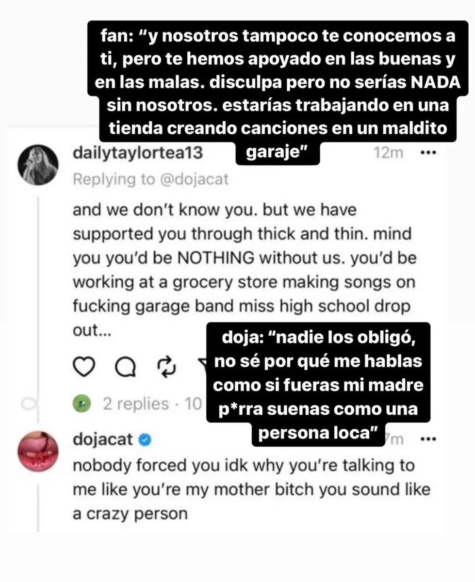 AFBF____'s tweet photo. Not even us swipe out fans like this, this made value more BTS, SKz, TXT, Enha-, SVT, P1H etc... cuz they would never make you regret supporting you
@DojaCat you are kinda messed up dont how how you got so narcissistic and unrealized of your own life #dojacatisoverparty honestly https://t.co/Z14ugkJasq