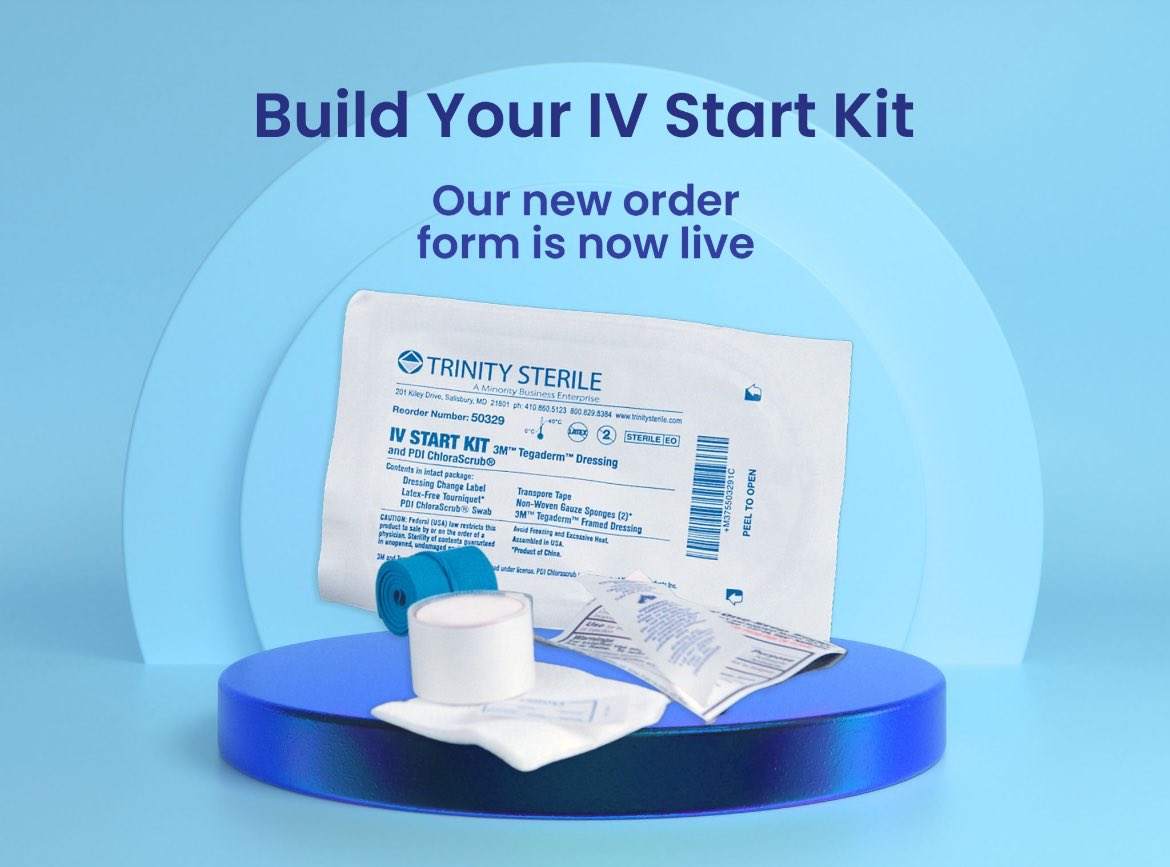.@TrinitySterile sells an IV Start Kit for HCPs. Wouldn’t it be great to have a wearable vein finder in the tool-bag?