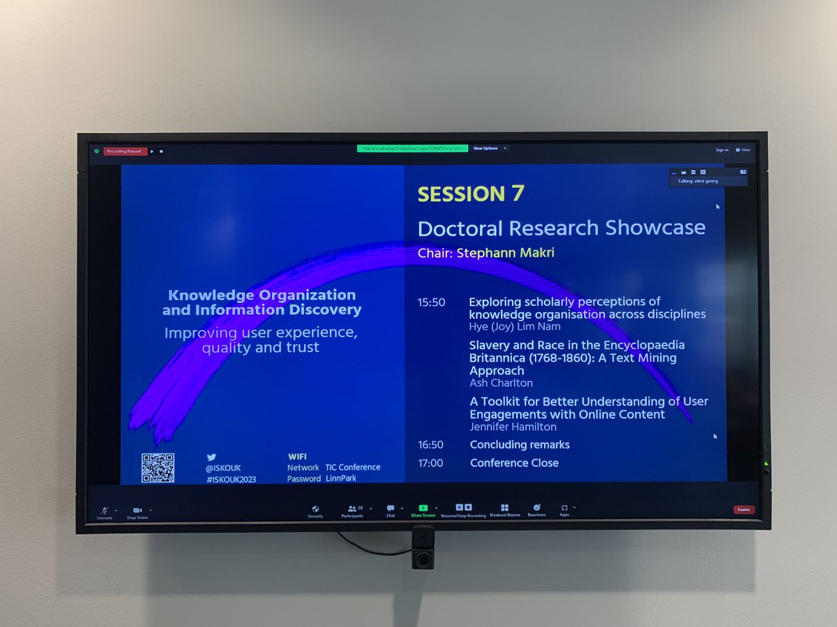 Thank you for inviting me to present at the doctoral research showcase at #ISKOUK2023 for critical feedback <a href="/ISKOUK/">ISKO UK</a>