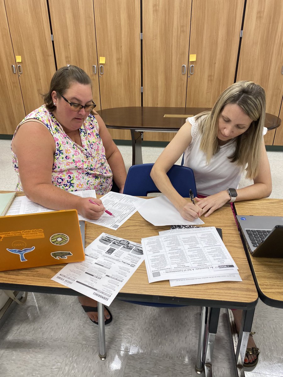 Our A+ Committee met today to plan for the upcoming school year. We have many things planned for our Wildcats 💚🤍#WildAboutWhiteOak