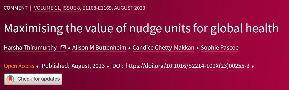 Penn Center for Health Incentives+Behavioral Econ tweet media