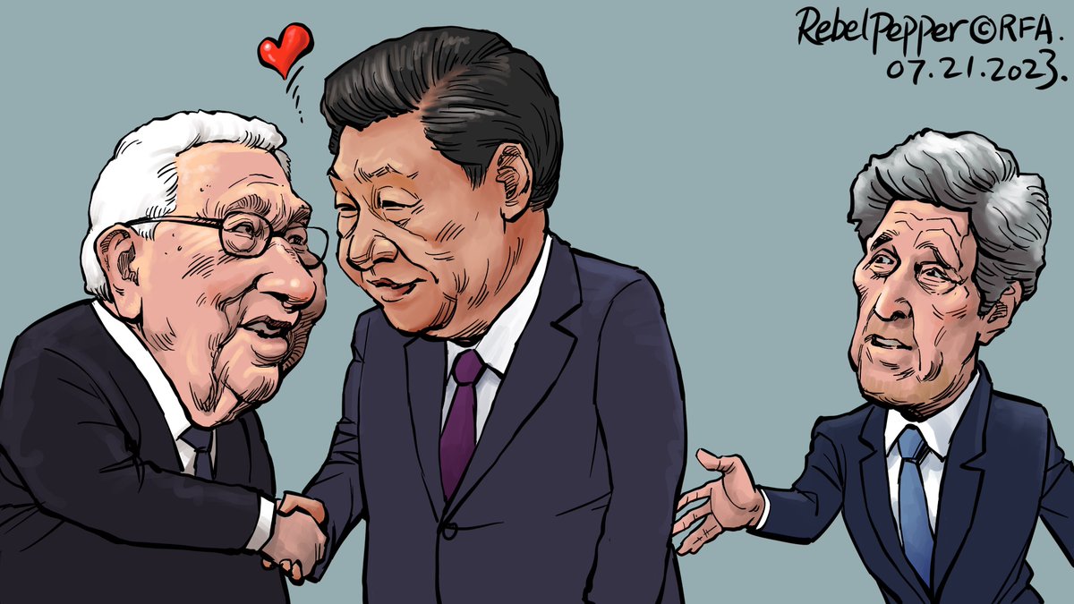 Calling on an old friend

Chinese President Xi Jinping met with Henry Kissinger in Beijing, granting the 100-year-old diplomat an audience he does not always extend to top U.S. officials amid tensions on multiple fronts.
https://t.co/1qBS1xILFx https://t.co/a6oczNXw8Z