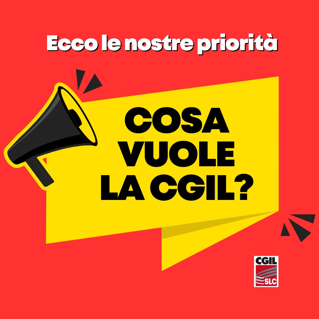 SlcCgil's tweet photo. 🟥 La mobilitazione @cgilnazionale riparte in autunno. I motivi sono semplici. Se li condividi, scendi in piazza con noi 👉 https://t.co/sPvkldYLZD https://t.co/NMJ9Qbz86h