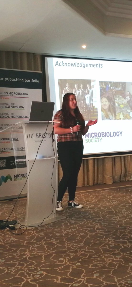 Maitreyi Shivkumar (@lambananas) on Twitter photo Day 2 at the <a href="/MicrobioSoc/">Microbiology Society</a> #ECMConf23 in Bristol today. Such diverse and interesting talks, lovely to see so many great early career researcher talks! Well done also to our PhD student Gemma <a href="/its_me_gemma_c/">Gemma Louise Cooper</a> on a brilliant talk about her antiviral drug discovery work! Day 2 at the <a href="/MicrobioSoc/">Microbiology Society</a> #ECMConf23 in Bristol today. Such diverse and interesting talks, lovely to see so many great early career researcher talks! Well done also to our PhD student Gemma <a href="/its_me_gemma_c/">Gemma Louise Cooper</a> on a brilliant talk about her antiviral drug discovery work!