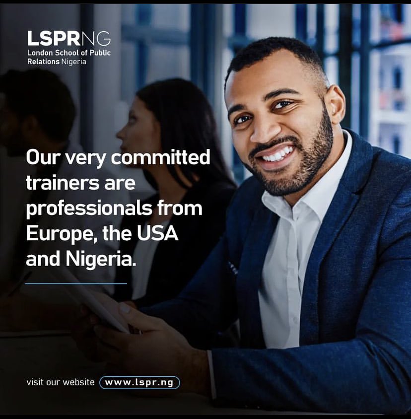 ng_lspr's tweet photo. We take pride in our team of dedicated trainers hailing from both Europe, USA and Nigeria. 
Their commitment to excellence and diverse perspectives ensure a well-rounded and enriching learning experience for all our students. 
 #LSPRNG #GlobalExpertise #LocalImpact https://t.co/3qyX1MHa2j