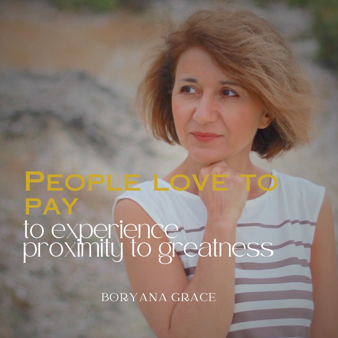 theboryana's tweet photo. People love to pay to have proximity to greatness,
To experience exclusivity, to be in a company of visionaries who inspire them and stretch their mind, desires, and emotions the most
It is exciting
It is exquisite

THE ONE
6-week 1:1 experience of self-mastery &amp; business mapping https://t.co/L3hwGhbfdR