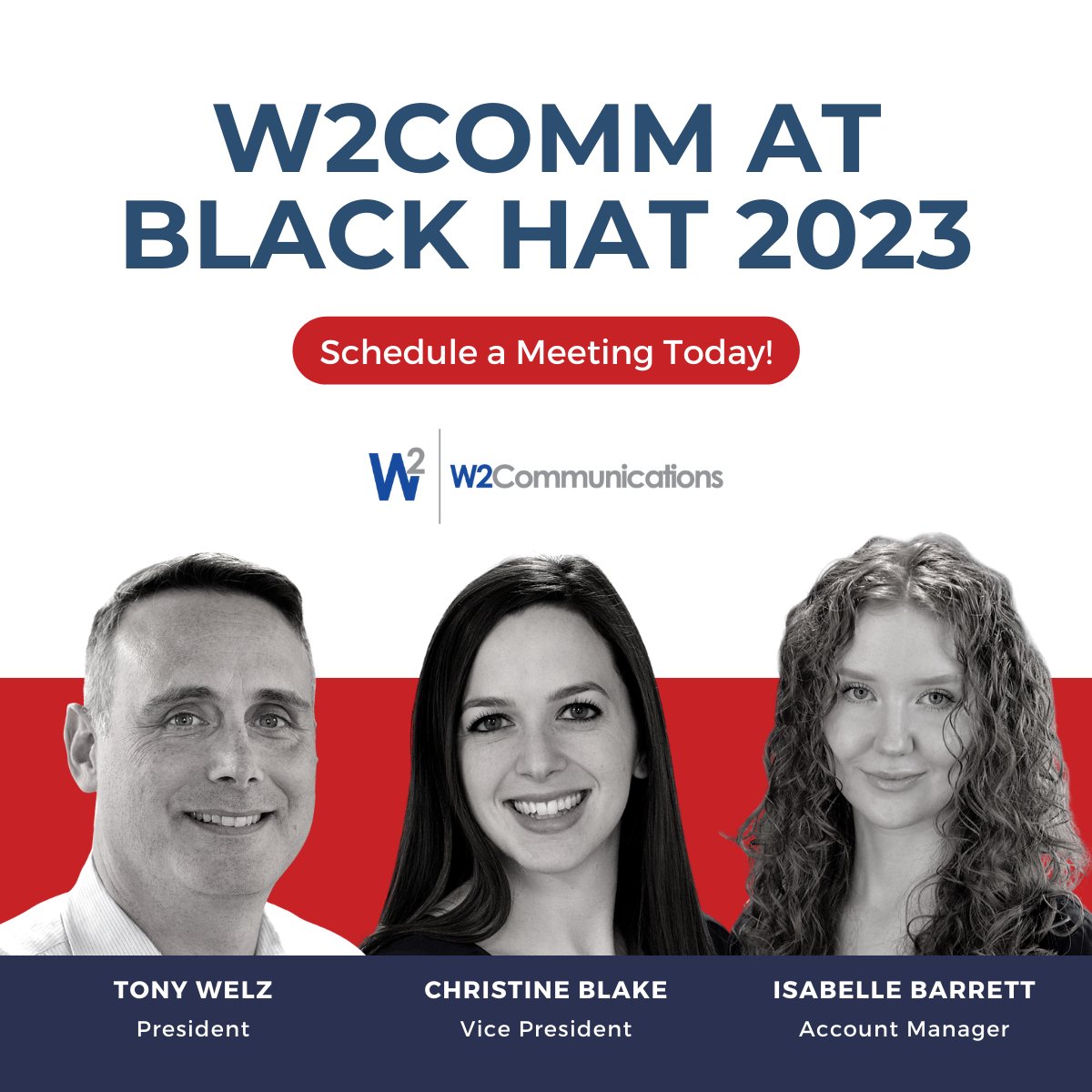 Christine Blake (@cblakepr) on Twitter photo I'm excited to be at Black Hat in Las Vegas with the <a href="/W2Comm/">W2 Communications</a> team August 7-10! We can't wait to connect with industry leaders and discuss how our unique knowledge of the #cybersecurity industry can help tell your story. #BlackHat #BH2023
w2comm.com/black-hat/?utm… I'm excited to be at Black Hat in Las Vegas with the <a href="/W2Comm/">W2 Communications</a> team August 7-10! We can't wait to connect with industry leaders and discuss how our unique knowledge of the #cybersecurity industry can help tell your story. #BlackHat #BH2023
w2comm.com/black-hat/?utm…