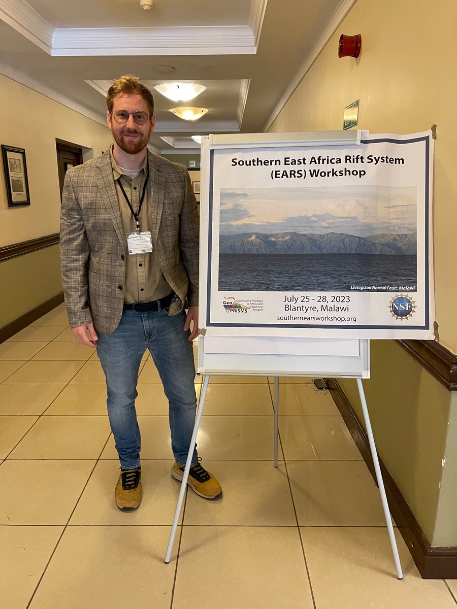 Super first day at the <a href="/GeoPRISMS/">GeoPRISMS</a> workshop in Malawi on rifting processes &amp; hazards in the southern East African Rift #sEARSworkshop2023