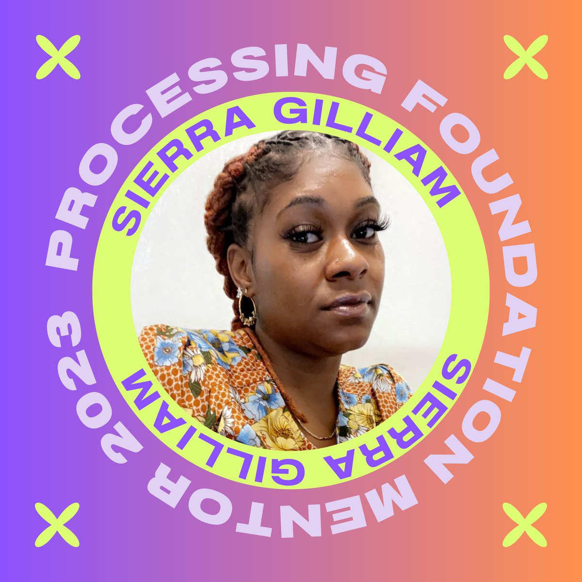 Processing (@processingorg) on Twitter photo Today we will profile the 8 mentors in this year's Processing Foundation Fellowship ✨ Next up is Sierra Gilliam <a href="/si_gilliam/">Sierra Gilliam</a>, mentor for Joanne Amarisa. Read more about the mentors here: medium.com/@ProcessingOrg…
#PFFellowship2023 Today we will profile the 8 mentors in this year's Processing Foundation Fellowship ✨ Next up is Sierra Gilliam <a href="/si_gilliam/">Sierra Gilliam</a>, mentor for Joanne Amarisa. Read more about the mentors here: medium.com/@ProcessingOrg…
#PFFellowship2023