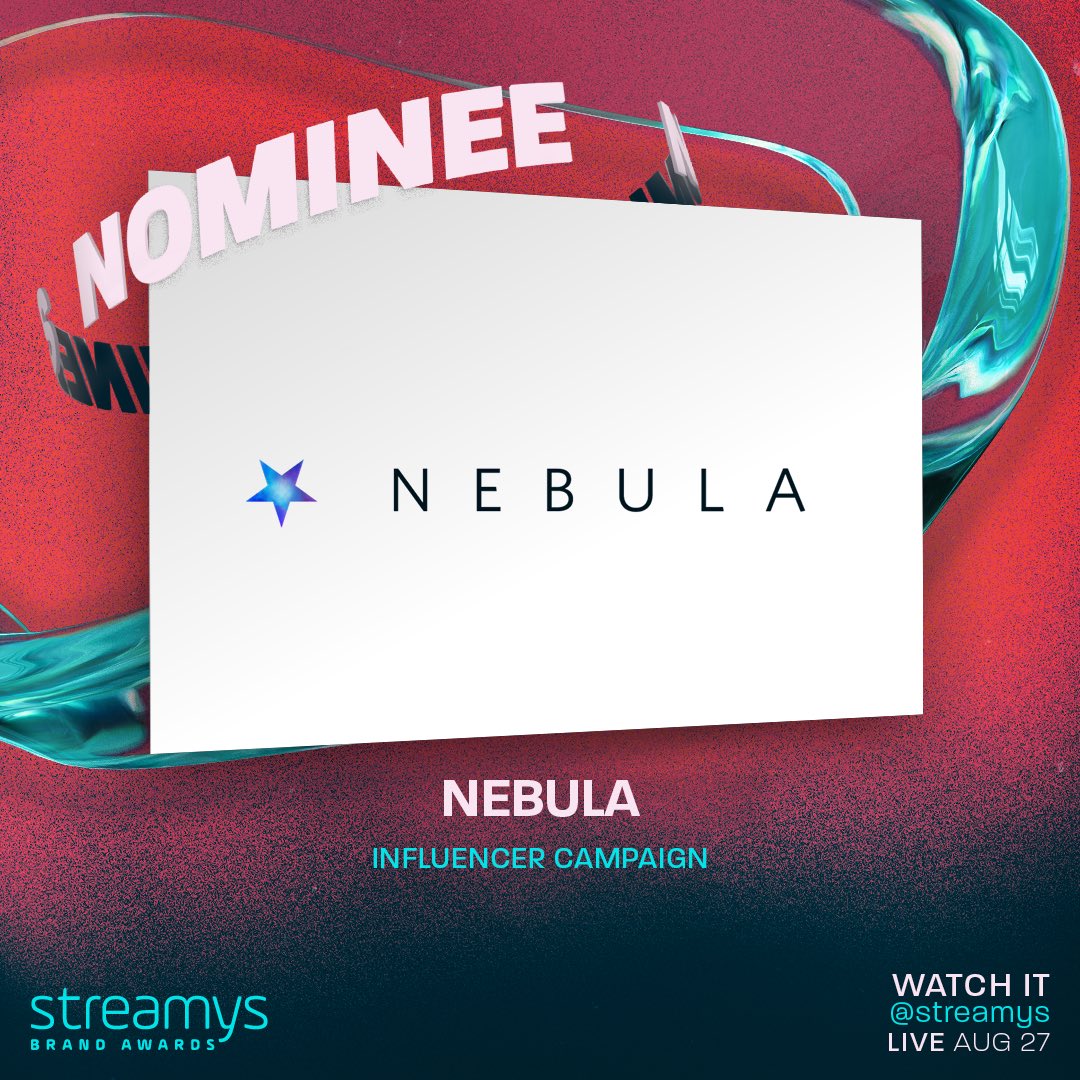 Nebula (@watchnebula) on Twitter photo For Your Consideration:
Nebula is built by nearly 200 of YouTube’s best creators. Creators who own the platform, run the company, and design their own destiny. Successfully. Proof that we don’t have to live in service of tech monoliths and media conglomerates.
<a href="/streamys/">Streamy Awards</a> For Your Consideration:
Nebula is built by nearly 200 of YouTube’s best creators. Creators who own the platform, run the company, and design their own destiny. Successfully. Proof that we don’t have to live in service of tech monoliths and media conglomerates.
<a href="/streamys/">Streamy Awards</a>