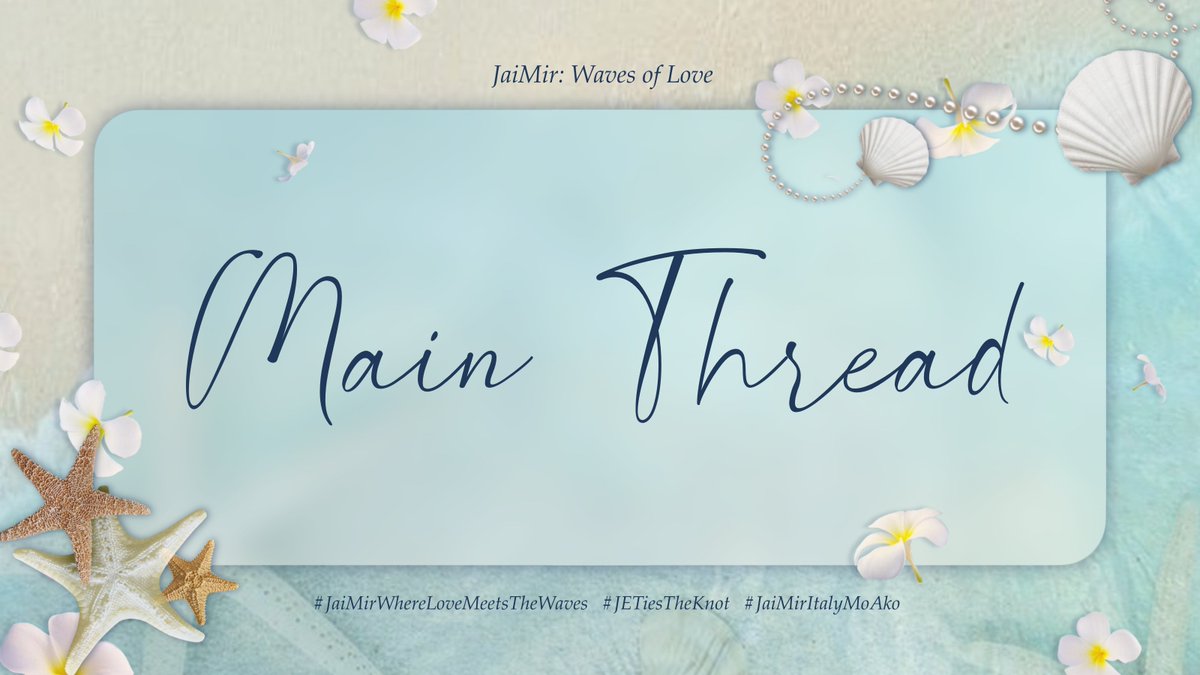 JaiMir : Waves of Love tweet media