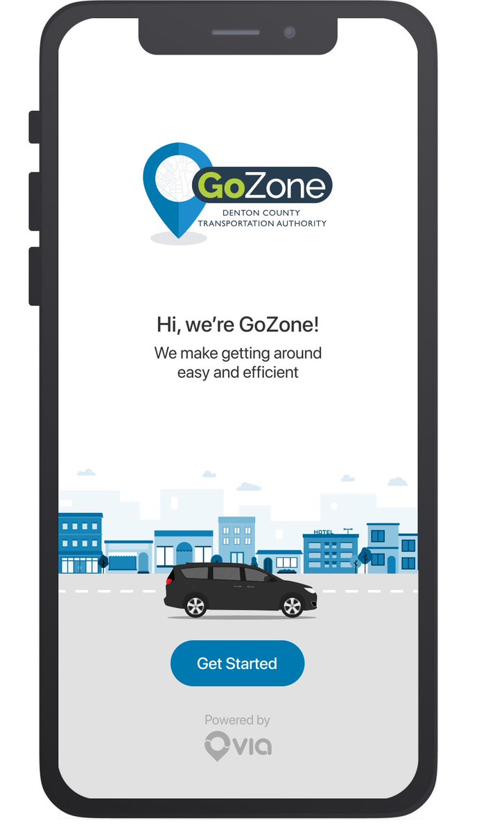 RideDCTA's tweet photo. Start your week with an on-demand rideshare trip🚘Where can we take you? 

Download our GoZone app for your Denton &amp; Lewisville/Highland Village trips! #RideDCTA #GoZone #rideshare #dentoning https://t.co/8OeuaRR6LG