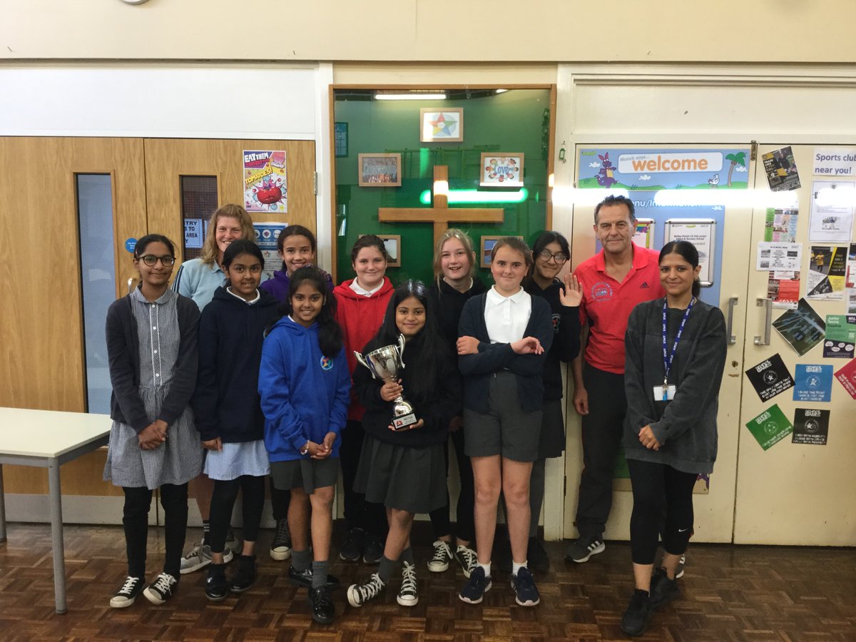 BatleyParish1's tweet photo. Well done to our awesome cricket team who received their trophy on Monday. Kirklees winners and 5th place in the Yorkshire finals day. Amazing achievement! https://t.co/Om2bJtfLmR