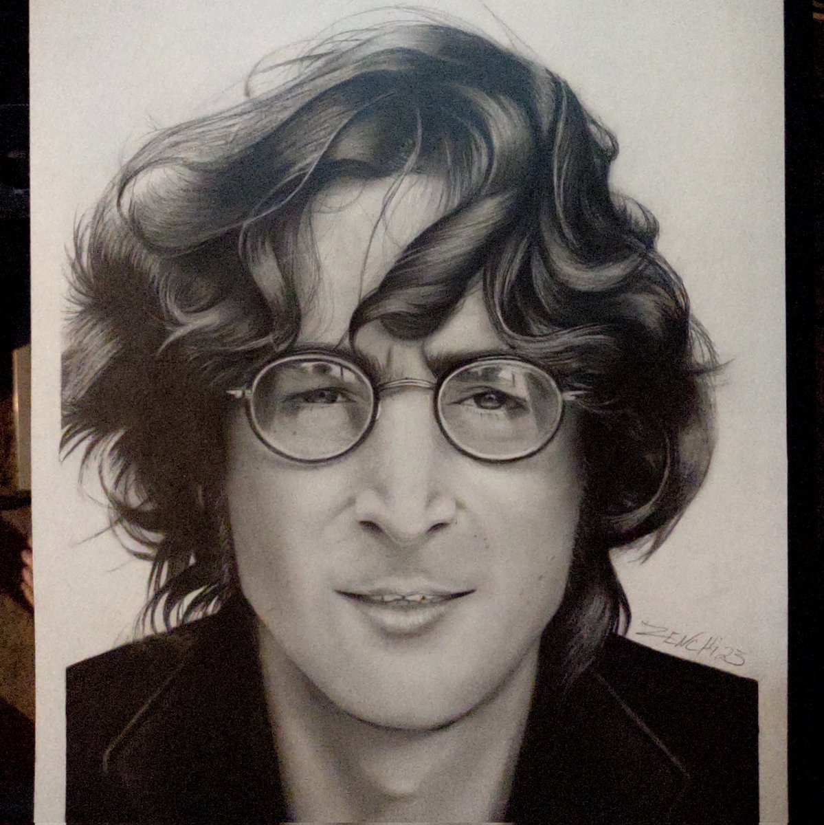 RT @ZenchiArts: @Dees_Nook John Lennon 11x14 inch in graphite pencils... https://t.co/94H4A1AiGe