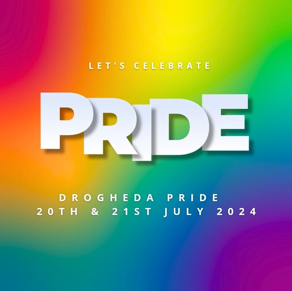 You better save the date .....

Drogheda Pride 2024 

Saturday 20th &amp; Sunday 21st July 2024.

Lots of amazing artists already lined up for a jam filled weekend already.

#DroghedaPride24