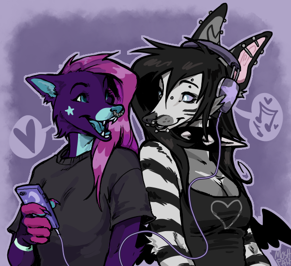 moshpaws's tweet photo. me and @rosemallowfur hanging out :]
#furry #furryart https://t.co/er5Vm9r0s5