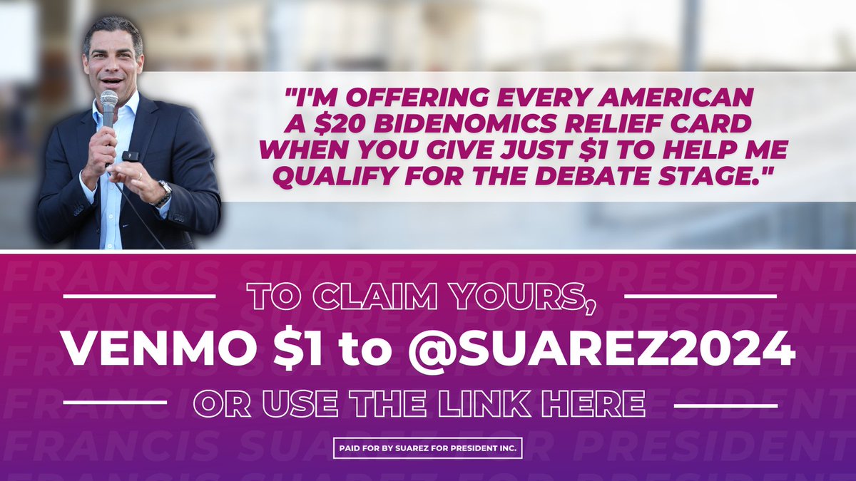 Francis X. Suarez tweet media