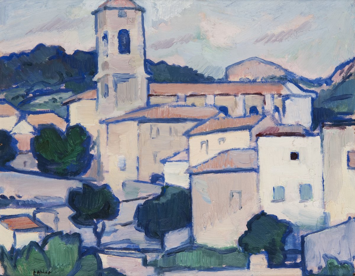 hunterian's tweet photo. 'Cassis', 1913, by Scottish Colourist Samuel John Peploe. #HAGReframed
#HAGHighlight #Hunterian #Rehang #Reframed https://t.co/EhQ5cMNtnH