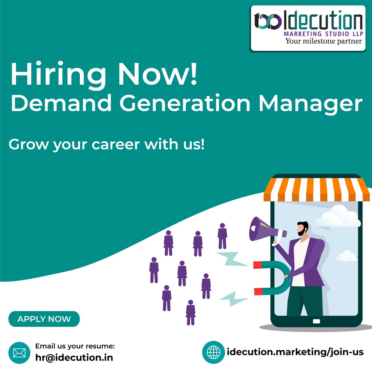 idecution's tweet photo. Unleash your creativity and drive results in the ever-evolving world of #DigitalMarketing. 
Details: https://t.co/iQSiGaYklR

#Hiring #JobOpening #DigitalMarketingJob #DigitalMarketingAgency #Jobs #DemandGenerationManager #RemoteWork https://t.co/h6pk6IAN1X