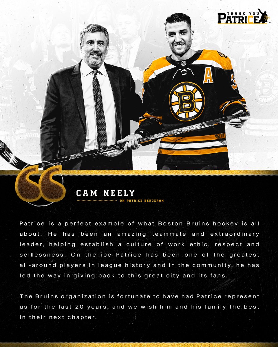 NHLBruins's tweet photo. The perfect example.

#MerciBergy https://t.co/TkJBi08OFf