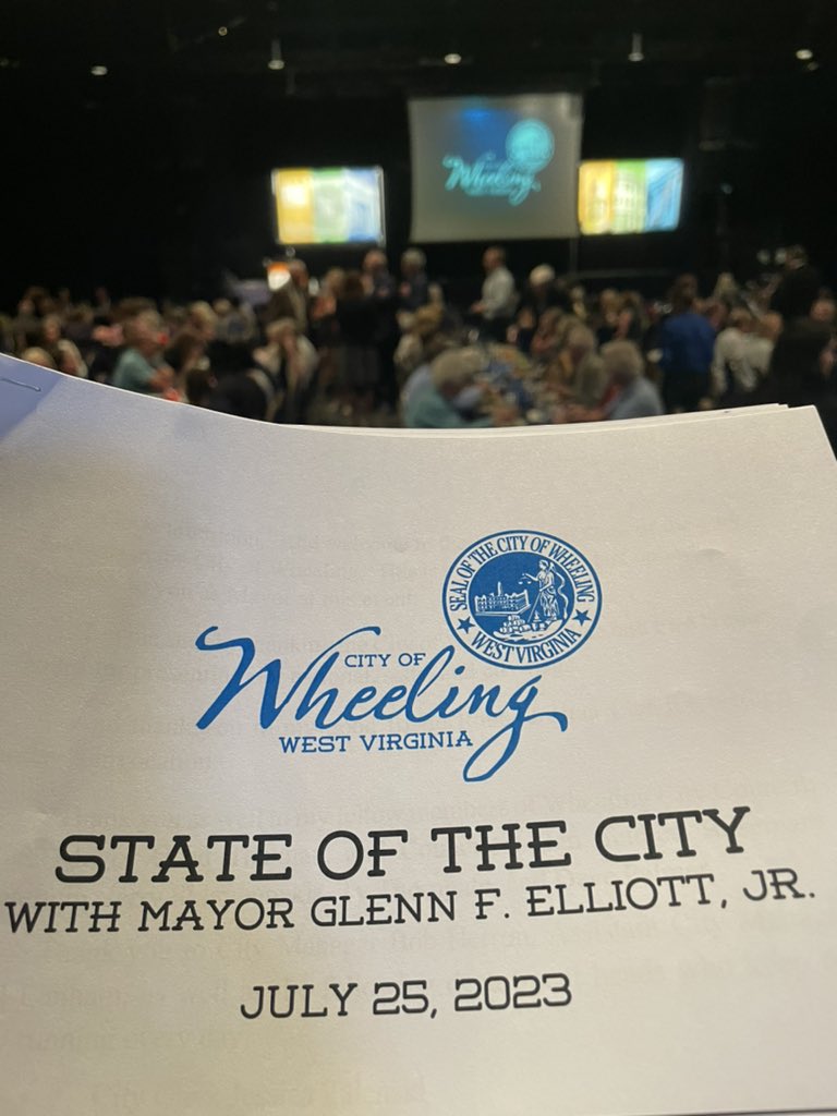 HAPPENING NOW: The annual State of the City is about to begin. 

Mayor Glenn Elliott will discuss all the happenings in <a href="/CityofWheeling/">City of Wheeling, WV</a> and where the future is headed. 

Watch life on the <a href="/WTRF7News/">WTRF 7News</a> Facebook page and at WTRF.com.