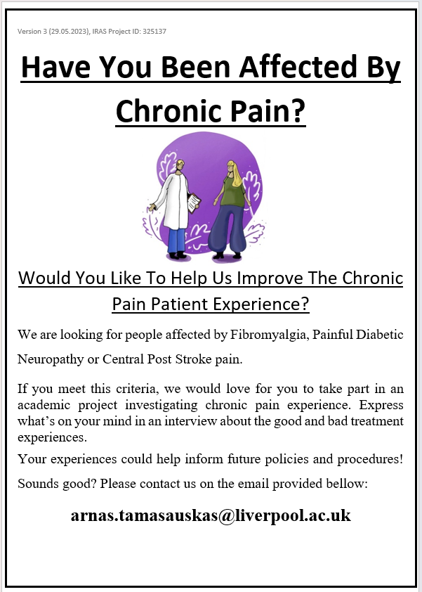 PainConcern's tweet photo. Have you been affected by chronic pain and would like to improve the patient experience? 

Check out this opportunity to have your voice heard and aid further policy development
Here's Arnas Tamasauskas to tell you more 👇 👇 : https://t.co/M1fAWn36lA
