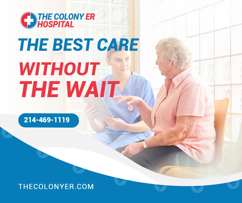 TheColonyER's tweet photo. Our skilled team of healthcare professionals are ready to provide top-tier care without the wait. You can always count on The Colony ER Hospital to get you feeling better faster! 🏥 https://t.co/PJQw81tJY0  

#Hospital #ER #TheColonyTX https://t.co/Z95XQFZ2F8