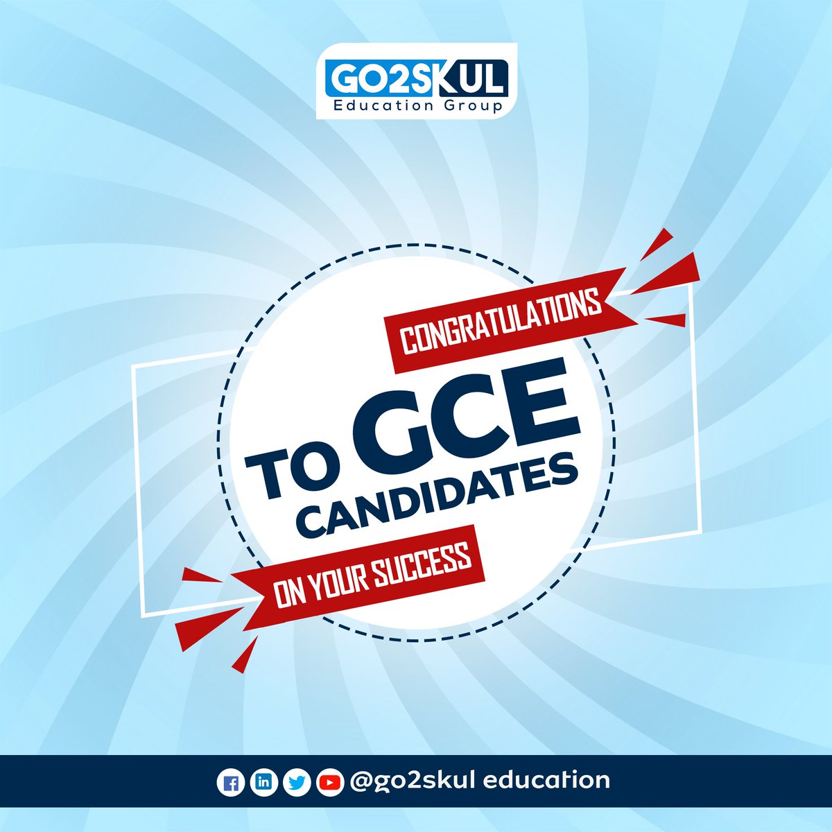 Go2skulEduc's tweet photo. Congratulations to all the students who have passed the GCE examination! 
You have shown great dedication, hard work and perseverance in your studies. You have made your teachers, parents and yourselves proud. https://t.co/2UKbdyaKH8