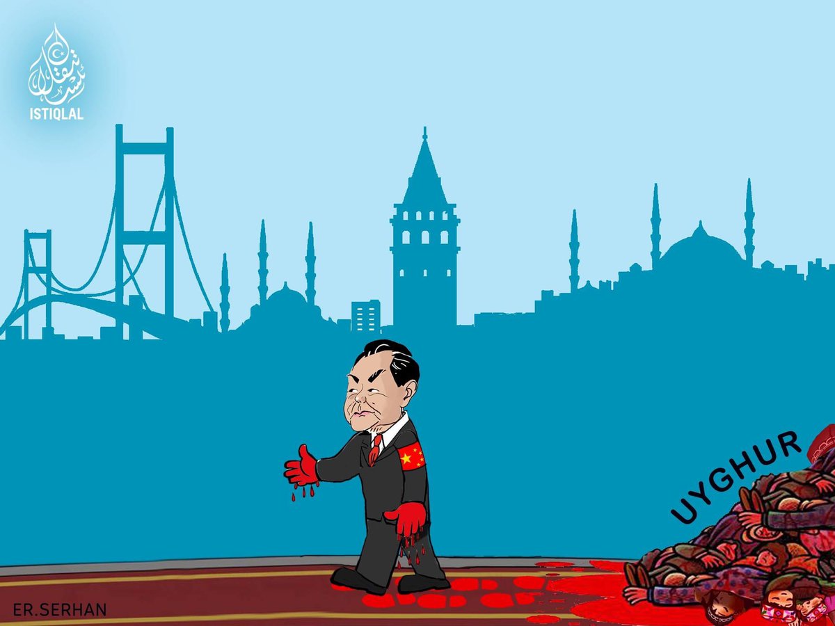 HOghuzkhan's tweet photo. Şehitler Diyarı Doğu Türkistan’da Temmuz 2009 ve 2014  iki büyük katliam yaşandı, ve Temmuz 2016’den itibaren başlayan katliam Soykırıma dönüştü.
Bugün Temmuz 2023’te hala soykırım devam ediyor.
#5TemmuzUrumçiKatlimı #26TemmuzİlişkuKatlimı #ToplamaKampları ve Doğu Türkistanda devam eden #Soykırım cinayetlerinin mimarlarından biri olan Eli kanlı Wangyi Türkiyeye geliyor, Doğu Türkistan camiası ciddi ızdırap içindedir. @TC_Disisleri @MHPGenelMerkez  @Turkic_States @ChinaEmbTurkiye