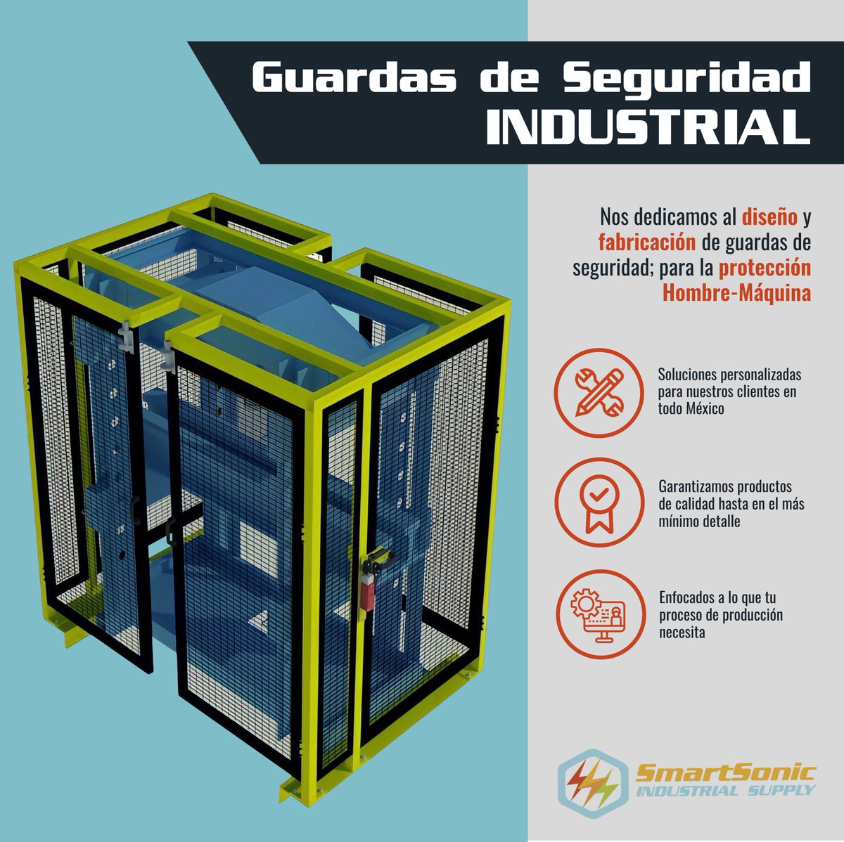Diseñamos y creamos Guardas de Seguridad a la medida de tus necesidades; con la mejor calidad de fabricación y grandes estándares de resistencia.  Conoce más información aquí 👉 bit.ly/3CZZtaU  Y  contáctanos para brindarte una cotización personalizada💬