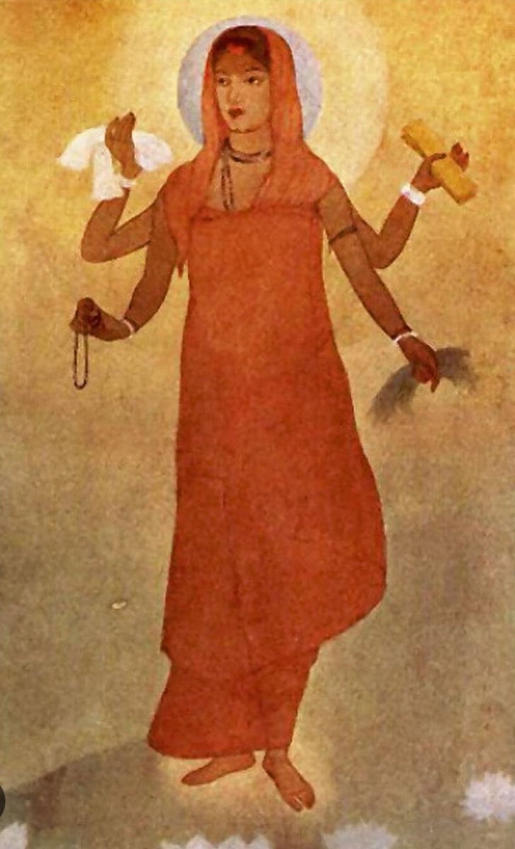 nmchatterji's tweet image. Can you tell ?who is tha  artist ? #Bharatmata