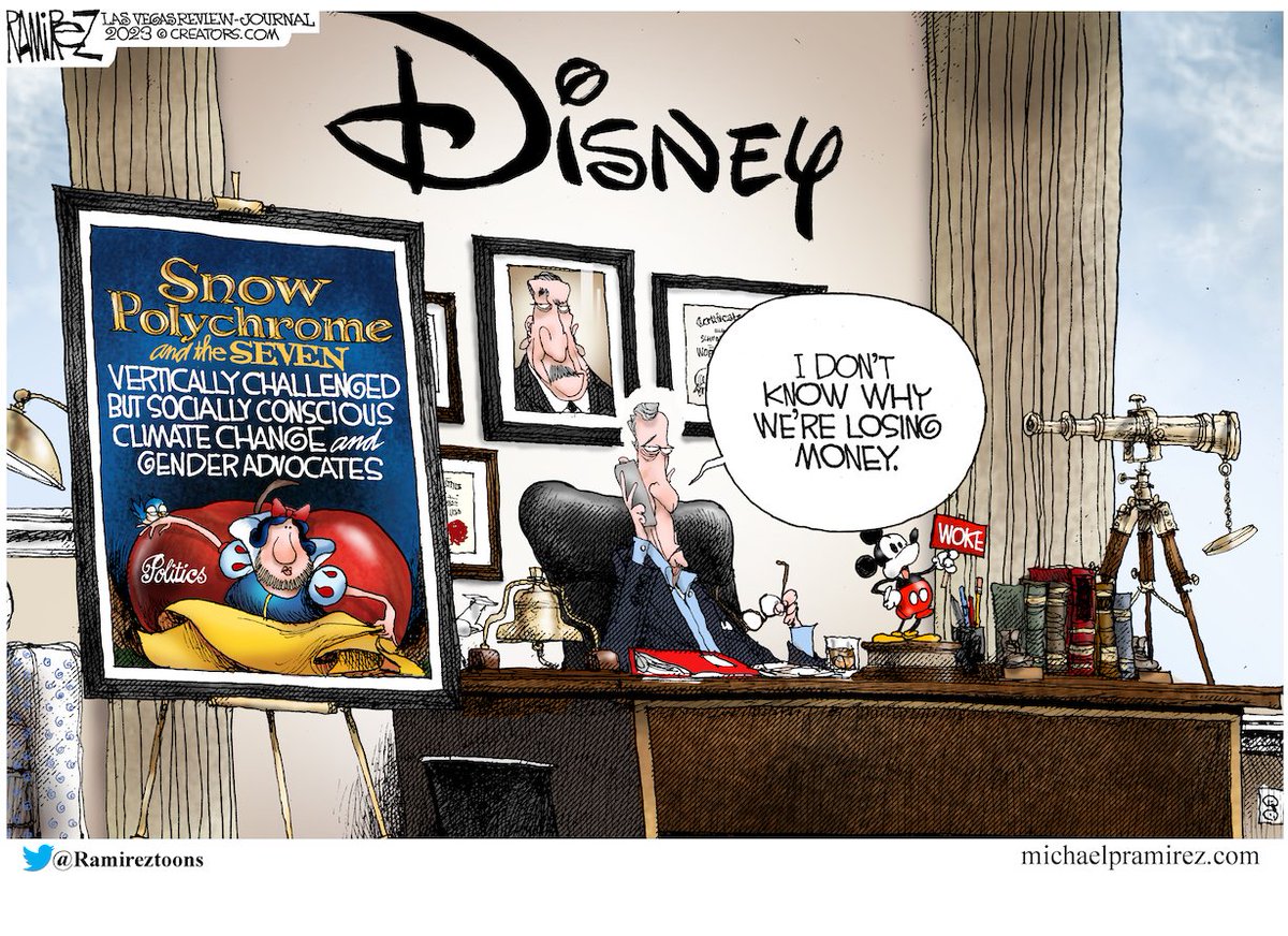 Ramireztoons's tweet photo. Michael Ramirez: Snow Woke 07-25-23, by @Ramireztoons https://t.co/u6w8E0Nmb1 https://t.co/ixPxWRPtQo