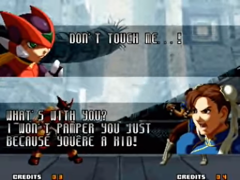 MavHunterOmega's tweet photo. In SNK vs. Capcom: SVC Chaos, plenty of characters refer to Zero as a kid but if they actually saw his resume &amp; his kill count, most of them be shaking in their boots right about now https://t.co/BGpCMyd9Cs