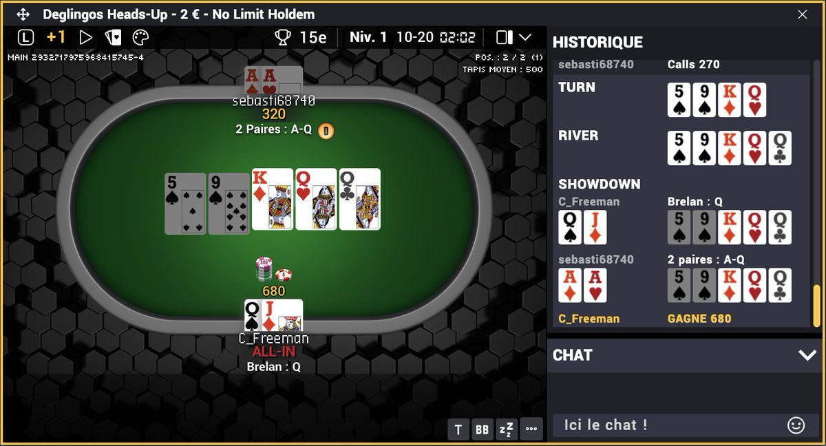 Cute. #poker #holdem #headsup