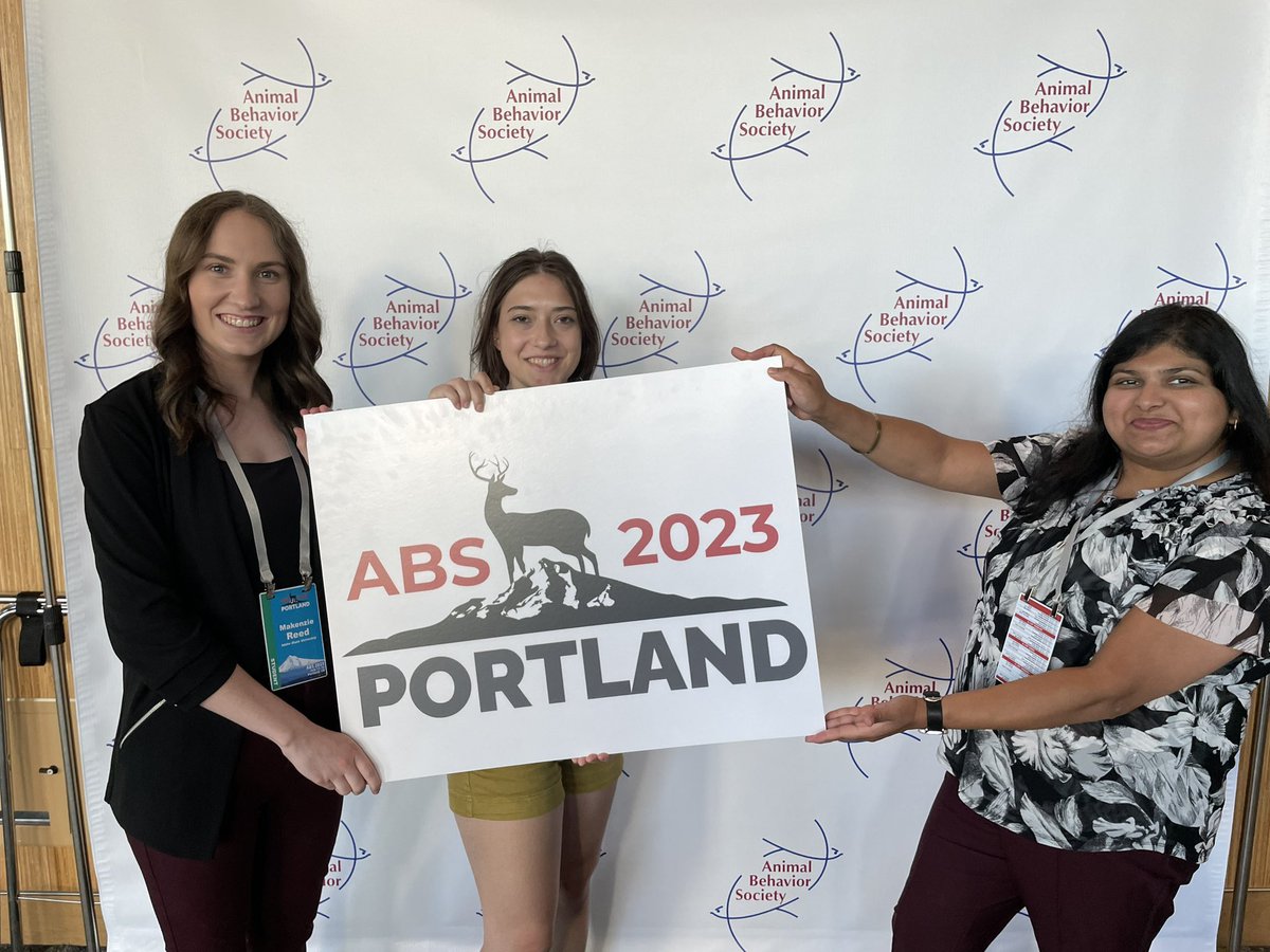 AnnaJirik's tweet photo. I’m late to posting this but I had a great time in Portland at the 2023 Animal Behavior Society Conference! I met a lot of awesome scientists and had so many fun, thought-provoking conversations. I hope to attend again! @AnimBehSociety #ABS2023 https://t.co/zPPZTrieGq