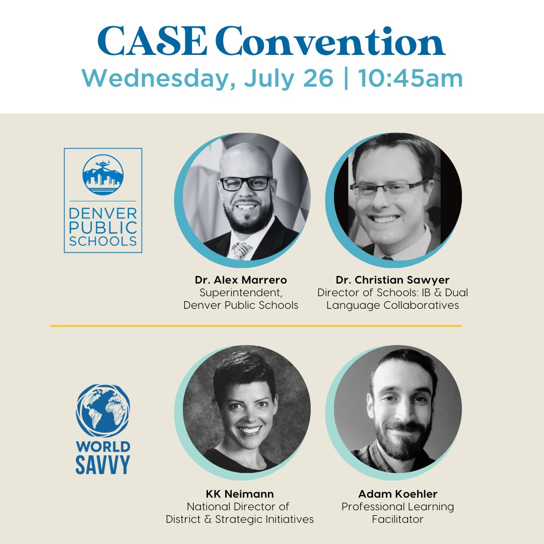 World Savvy (@worldsavvy) on Twitter photo Tomorrow, we are thrilled to join <a href="/dps_k12/">Denver Public Schools</a> at <a href="/CASE_Leaders/">Colorado Association of School Executives</a> to discuss our partnership and the power of global competence. Hear from Superintendent <a href="/DrAlexMarrero/">Dr. Alex Marrero</a> and Director of Schools <a href="/DrSawyerTweetz/">Dr. Christian Sawyer</a>. Don’t miss out on this enlightening discussion! Tomorrow, we are thrilled to join <a href="/dps_k12/">Denver Public Schools</a> at <a href="/CASE_Leaders/">Colorado Association of School Executives</a> to discuss our partnership and the power of global competence. Hear from Superintendent <a href="/DrAlexMarrero/">Dr. Alex Marrero</a> and Director of Schools <a href="/DrSawyerTweetz/">Dr. Christian Sawyer</a>. Don’t miss out on this enlightening discussion!