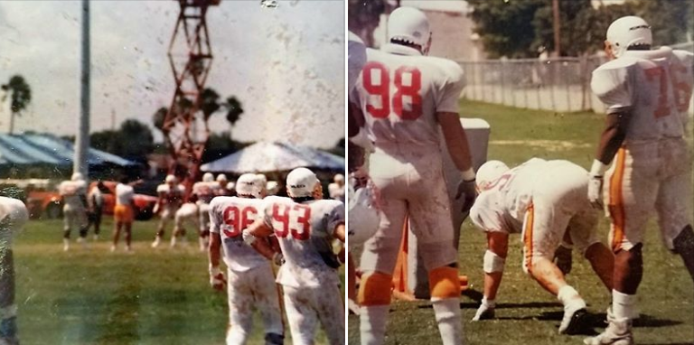 DanSileoShow's tweet photo. CAMP!!!....#BigSilz in camp at Pepin Stadium for @Buccaneers training camp!!....#RayPerkins 3-A-Day's WOW! #GoBucs #NFL https://t.co/D5wvDa7ICv