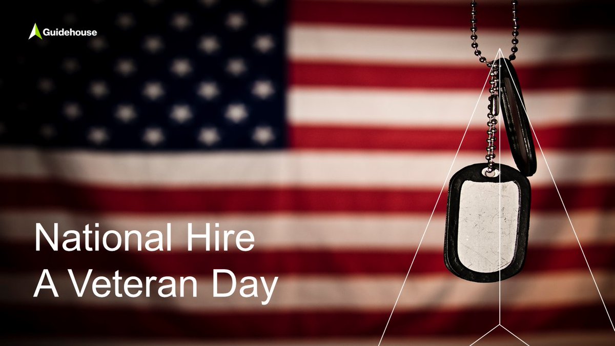 At Guidehouse, we are proud to serve and empower the military community. As a four-time certified Military Friendly Employer and 2021 Pro Patria Award recipient, we are committed to giving back to those who bravely defend our freedoms. Learn more: guidehouse.com/careers/vetera…