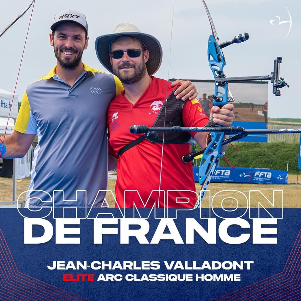 #tiralarc Joli doublé pour l’archer de l’<a href="/Arcclubdenimes/">Arc Club de Nîmes</a> Jean-Charles Valladont
jusports30.com/2023/07/coup-d…