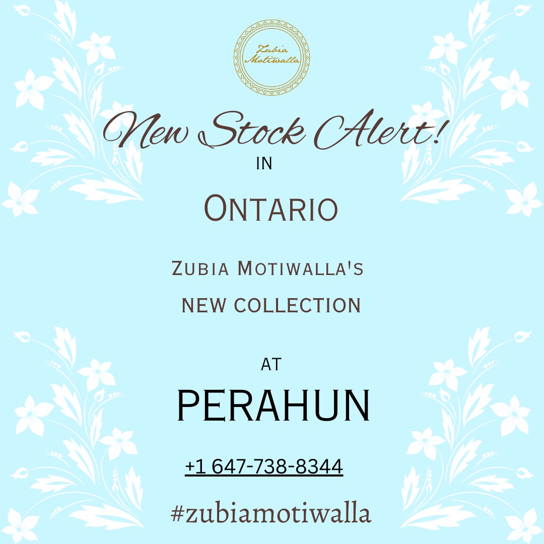 New stock alert in Ontario at @perahun 
.
#zubiamotiwalla #perahun #monochrome #blackandwhite #pakistanidesigner #pakistaniclothes #toronto #canada