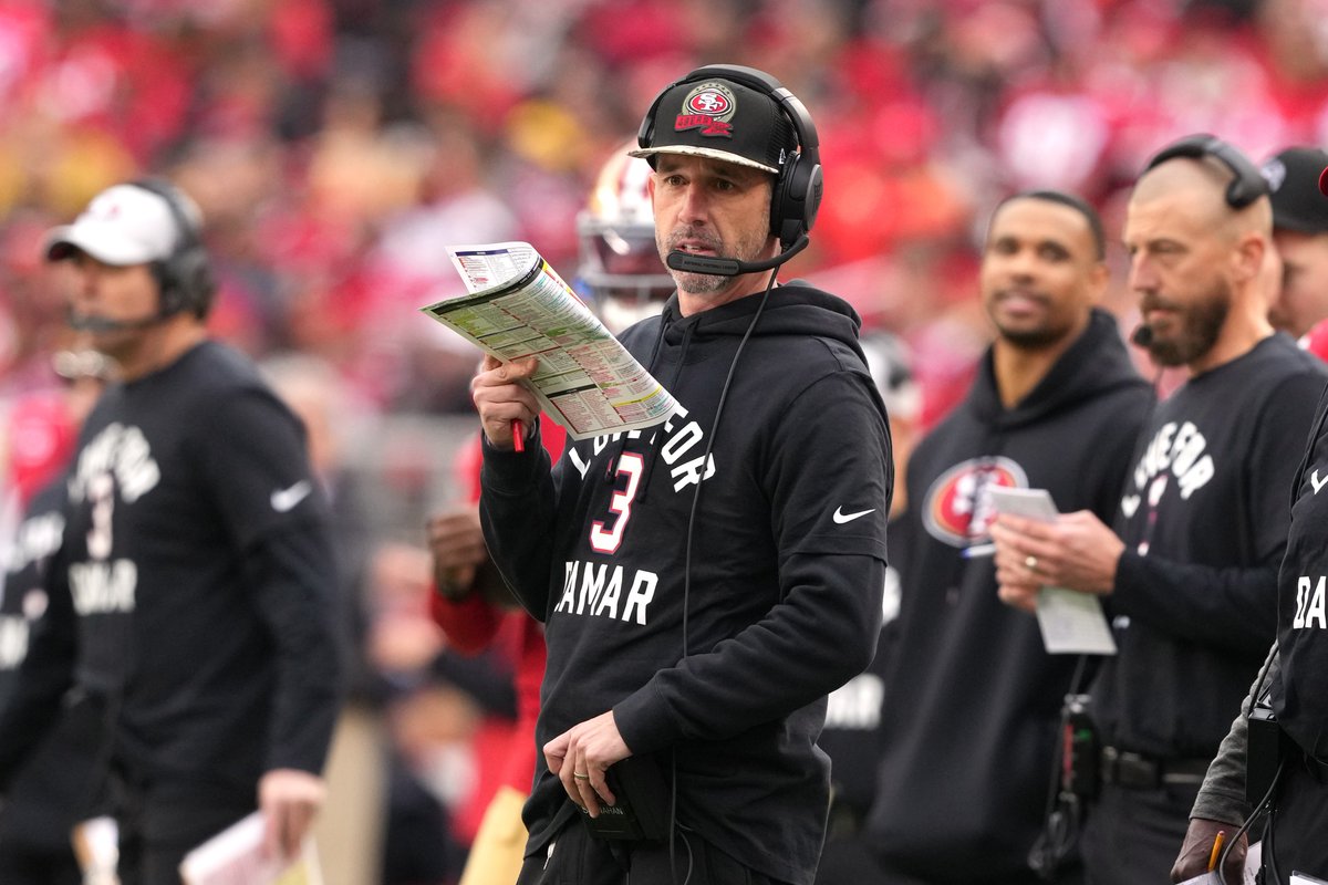 the415ers's tweet photo. 🚨 49ERS TRAINING CAMP IS HERE! 🚨

Get ready for camp on #The415ers with @egiddings10 and @MarcGrandi:

- Biggest questions facing the #49ers?
- Key position battles
- Who has the most to prove?

@957thegame | @AudacySports 

LISTEN, RATE, and SUBSCRIBE: https://t.co/uyHTyC7XFS https://t.co/zZDlvgnaXU