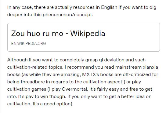 Sythe79437205's tweet photo. Qi Deviation = Psychosis of the magical kind. If MDZS were an RPG, would Lan Qiren be a low-constitution, low-def unit? Or does he just have a really bad weakness against Wei Wuxian units? Do all WWX hard counter all LQR?  
Question and Answer 
https://t.co/QJ3x9Hglg2 https://t.co/kN8iYQsoD7