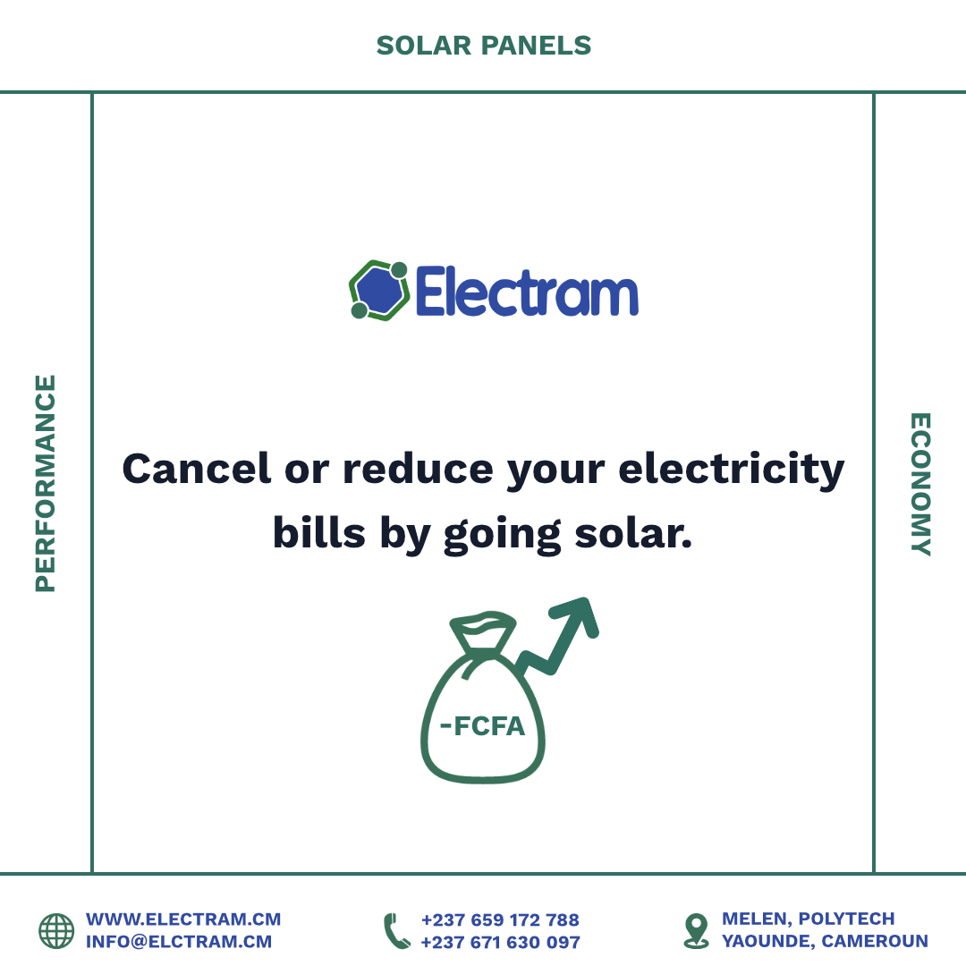 electramcm's tweet photo. Tired of paying high electricity bills or even paying at   all? 
Try going Solar by installing Solar Panels and preserving the environment.
 With   our solar power systems, you no longer depend on the national power grid(ENEO).

#renewableenergy #solarenergy #solarpower https://t.co/Ji0F6PdpOo
